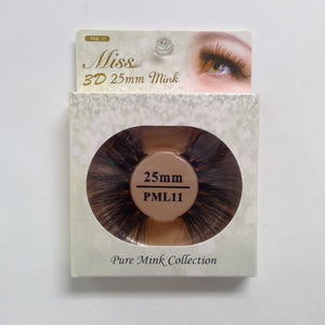 Miss 3D 25mm Pure Mink Lashes